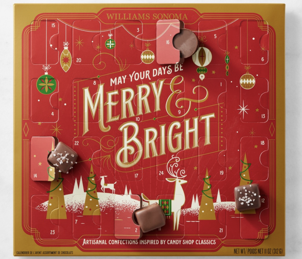 elevated chocolate advent calendar for adults